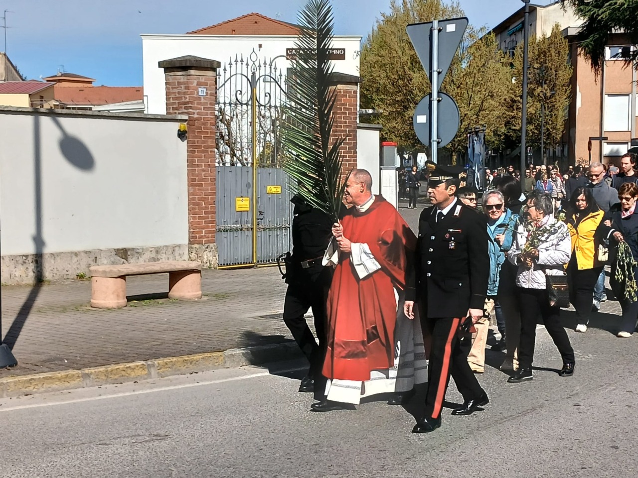 La Processione della Domenica delle Palme a Trezzo