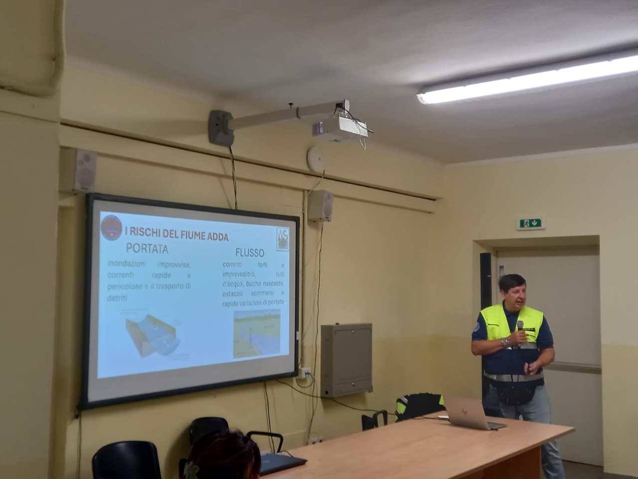 Studiare i pericoli del fiume Adda con la Protezione civile