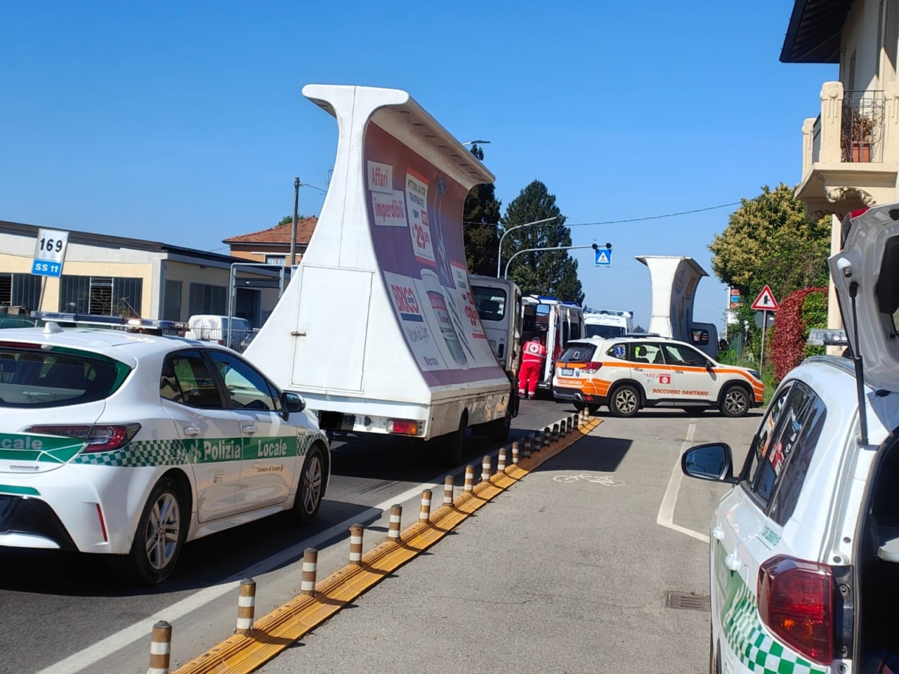 Tamponamento sulla Padana Superiore: coinvolti due bambini e altre tre persone