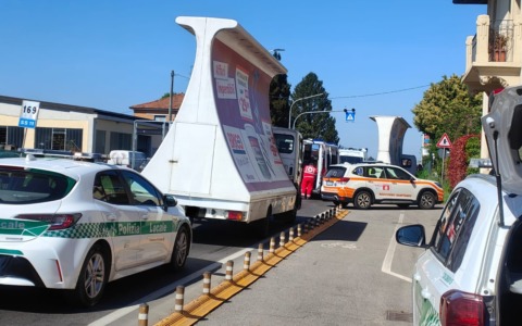 Tamponamento sulla Padana Superiore: coinvolti due bambini e altre tre persone