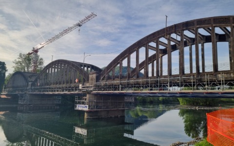 Chiusura del ponte di Brivio: traffico in difficoltà, focus sul San Michele