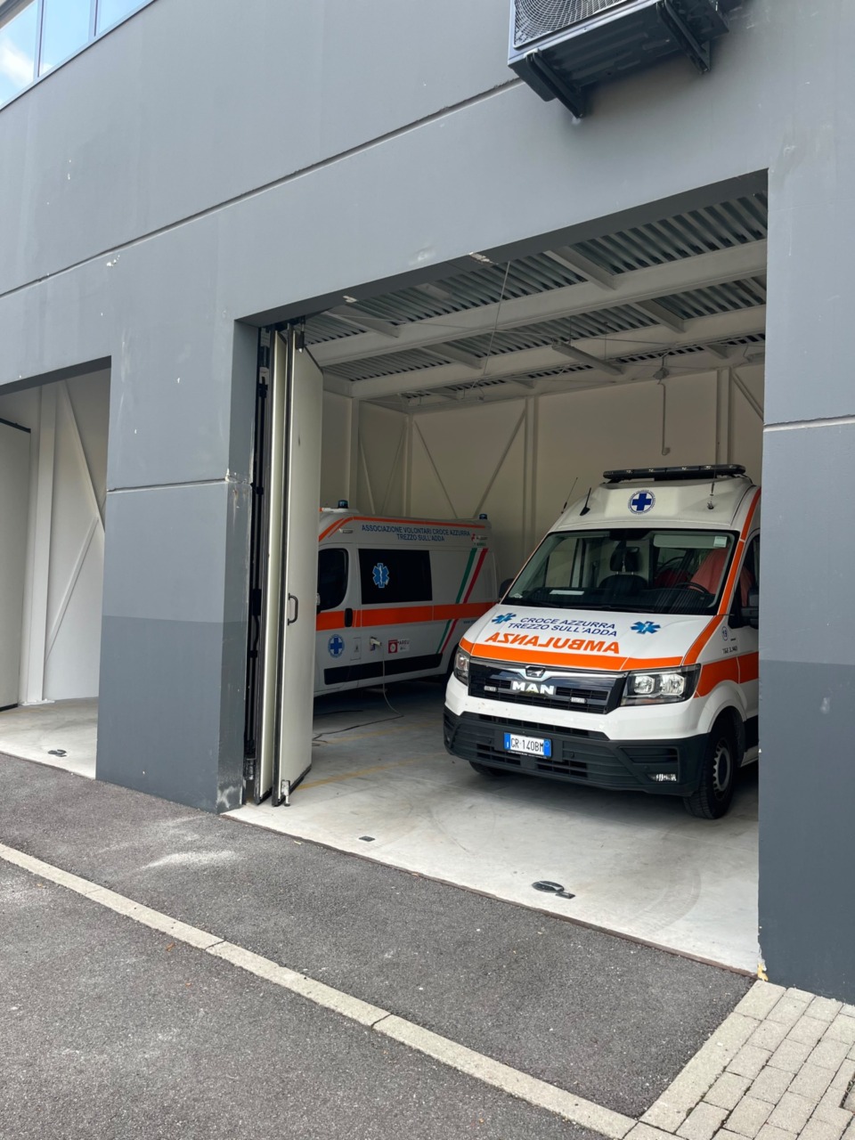 Completati i lavori della camera calda alla Croce Azzurra