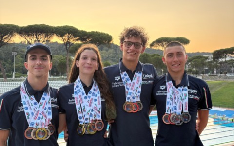 Diciassette medaglie e un record mondiale ai Campionati Europei di nuoto di salvamento