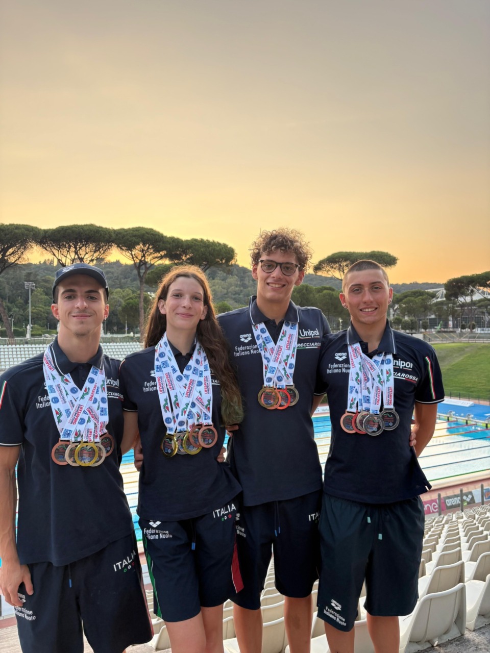 Diciassette medaglie e un record mondiale ai Campionati Europei di nuoto di salvamento