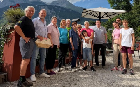 Il gruppo di cassanesi riscopre il Giro d’Italia con una vacanza a Molveno e Andalo