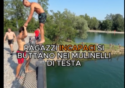Tuffi abusivi e provocazioni sui ponti dell’Adda: “Mettete un trampolino”