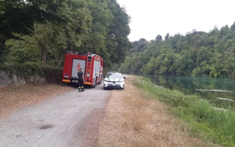 Un 35enne in difficoltà nel fiume Adda, intervengono i soccorsi
