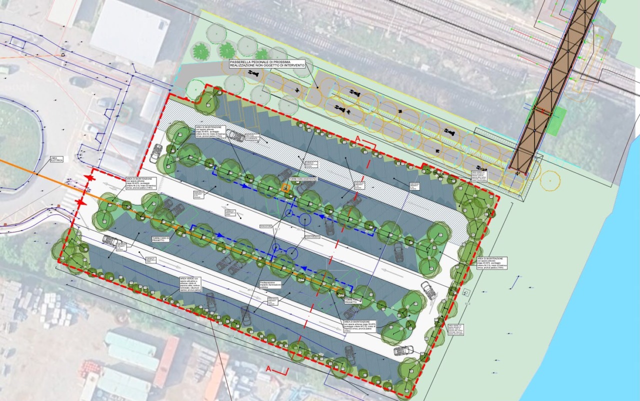 Investimento di quasi 2 milioni per il parcheggio “spugna” della stazione di Cassano d’Adda